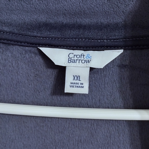 Croft & Barrow Women's XXL Navy Blue Super Soft Pull Over Sweater 1/4 Zipper 2XL - Picture 7 of 7